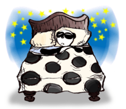 a panda with strength sticker #5278549