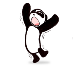 a panda with strength sticker #5278551