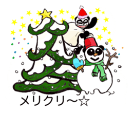 a panda with strength sticker #5278553