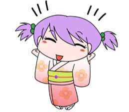 candy girl sakura sticker #5278669