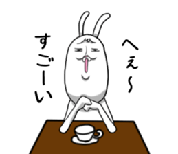 Personality is bad Mr.Rabbit sticker #5278883