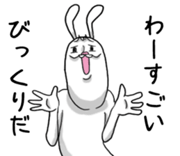 Personality is bad Mr.Rabbit sticker #5278907