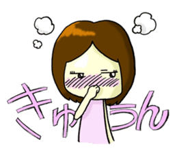 The girl's feeling that I'm a virgin sticker #5279444