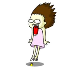 The girl's feeling that I'm a virgin sticker #5279458