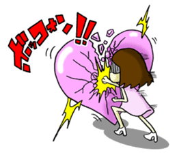 The girl's feeling that I'm a virgin sticker #5279461
