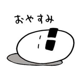 Egg of the thick eyebrows sticker #5279480