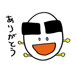 Egg of the thick eyebrows sticker #5279482