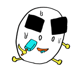 Egg of the thick eyebrows sticker #5279496