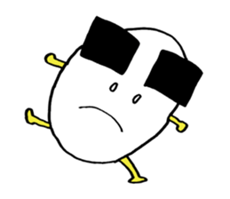 Egg of the thick eyebrows sticker #5279497