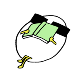 Egg of the thick eyebrows sticker #5279500