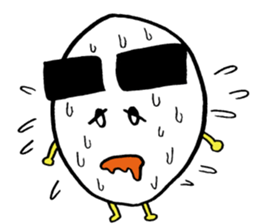 Egg of the thick eyebrows sticker #5279503