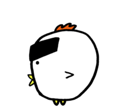 Egg of the thick eyebrows sticker #5279515