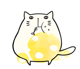 kawaii bean cats. sticker #5279891