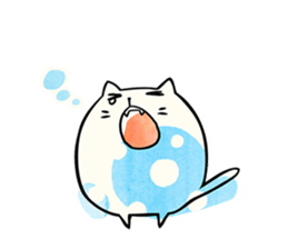 kawaii bean cats. sticker #5279893