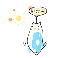 kawaii bean cats. sticker #5279904