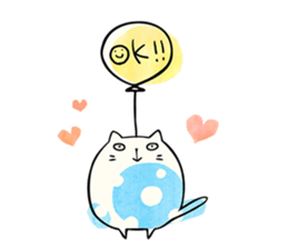 kawaii bean cats. sticker #5279908