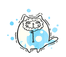 kawaii bean cats. sticker #5279911