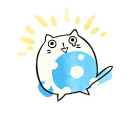 kawaii bean cats. sticker #5279914