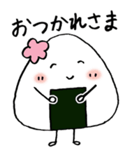 Okeihan's rice ball stickers sticker #5280124