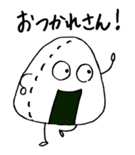 Okeihan's rice ball stickers sticker #5280125