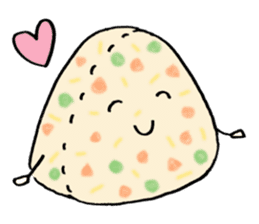 Okeihan's rice ball stickers sticker #5280154