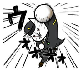 Cute cat conductor sticker #5280336