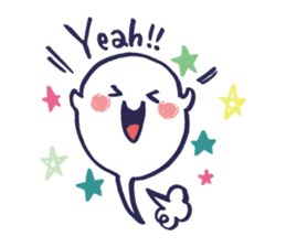 Full of kawaii ghosts sticker #5280399