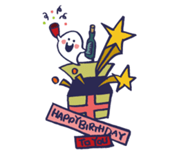 Full of kawaii ghosts sticker #5280412