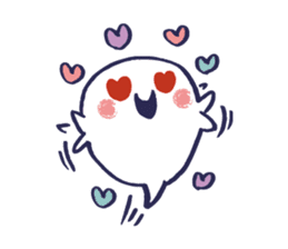 Full of kawaii ghosts sticker #5280427