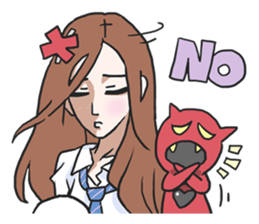 AsB - Gee (The Hand Doll Girl) sticker #5280677