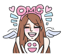 AsB - Gee (The Hand Doll Girl) sticker #5280678