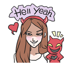 AsB - Gee (The Hand Doll Girl) sticker #5280679