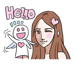 AsB - Gee (The Hand Doll Girl) sticker #5280680