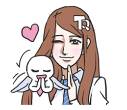 AsB - Gee (The Hand Doll Girl) sticker #5280682