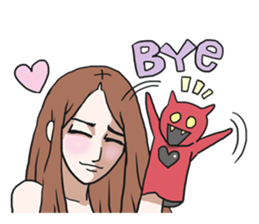 AsB - Gee (The Hand Doll Girl) sticker #5280683