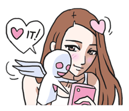 AsB - Gee (The Hand Doll Girl) sticker #5280684