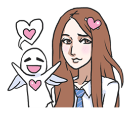 AsB - Gee (The Hand Doll Girl) sticker #5280692