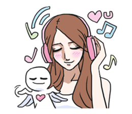 AsB - Gee (The Hand Doll Girl) sticker #5280696