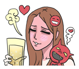 AsB - Gee (The Hand Doll Girl) sticker #5280697