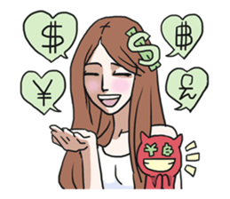 AsB - Gee (The Hand Doll Girl) sticker #5280699