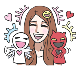 AsB - Gee (The Hand Doll Girl) sticker #5280706