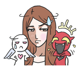 AsB - Gee (The Hand Doll Girl) sticker #5280707