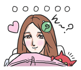 AsB - Gee (The Hand Doll Girl) sticker #5280709