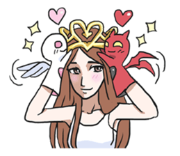 AsB - Gee (The Hand Doll Girl) sticker #5280712