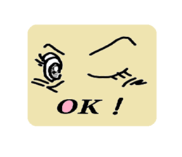 eye representation sticker #5280912