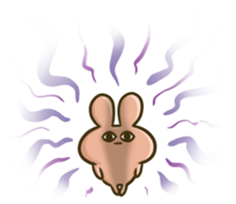 The rabbit want Notice. sticker #5281087