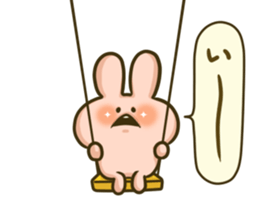 The rabbit want Notice. sticker #5281106