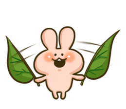 The rabbit want Notice. sticker #5281110