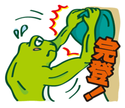 Bouldering Frog sticker #5281166