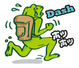 Bouldering Frog sticker #5281170